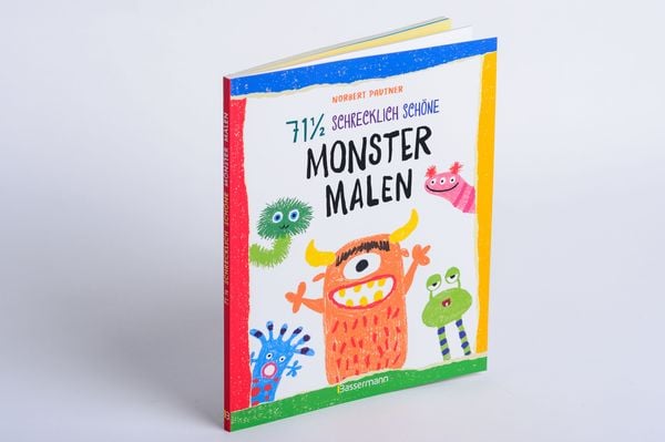Produktbild: 71 &frac12; schrecklich sch&ouml;ne Monster malen. Lustige Ungeheuer Schritt f&uuml;r Schritt selber zeichnen. F&uuml;r kleine Zeichner ab 5 Jahren