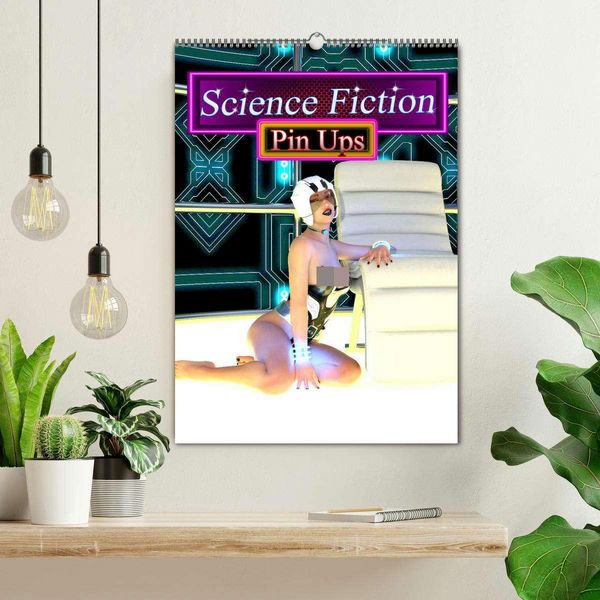 Produktbild: Science Fiction Pin Ups (Wandkalender 2026 DIN A2 hoch), CALVENDO Monatskalender