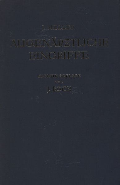 Produktbild: Augen&auml;rztliche Eingriffe