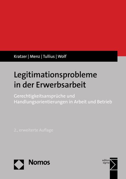 Produktbild: Legitimationsprobleme in der Erwerbsarbeit
