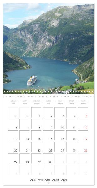 Produktbild: Norway Land of the Vikings and fairy tales (Wall Calendar 2026 12 &times; 12 Inch) CALVENDO 12 Month Wall Calendar