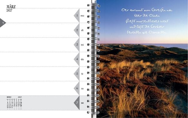 Produktbild: Sylt-die Insel 2027 Tischkalender