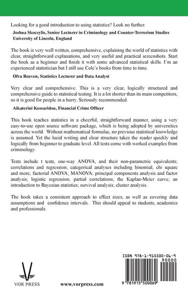 Produktbild: Statistical Testing with jamovi Criminology