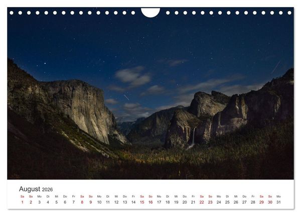Produktbild: Yosemite - Nationalpark (Wandkalender 2026 DIN A4 quer), CALVENDO Monatskalender