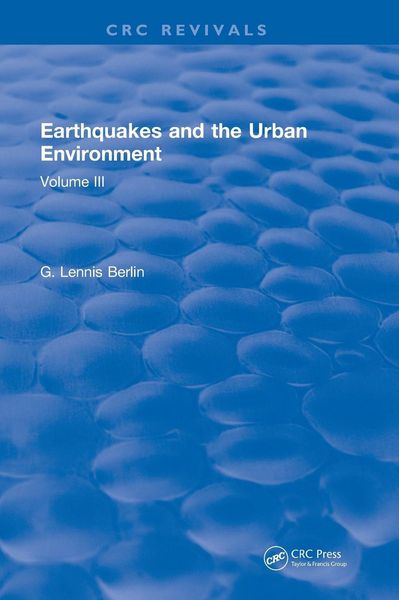 Produktbild: Earthquakes and the Urban Environment