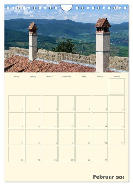 Produktbild: Unterwegs im Elsass &ndash; Terminplaner (Wandkalender 2026 DIN A4 hoch), CALVENDO Monatskalender