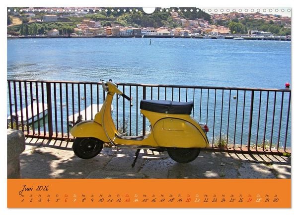 Produktbild: Vespa Liebe (Wandkalender 2026 DIN A3 quer), CALVENDO Monatskalender
