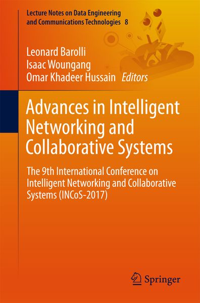 Produktbild: Advances in Intelligent Networking and Collaborative Systems