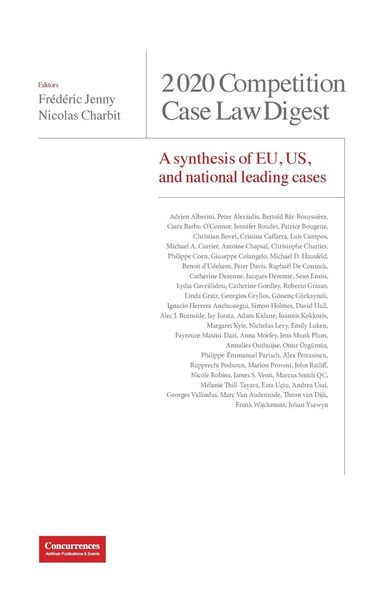 Produktbild: 2020 Competition Case Law Digest