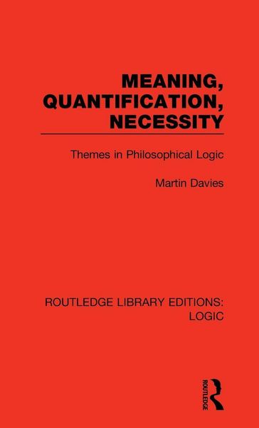 Produktbild: Meaning, Quantification, Necessity