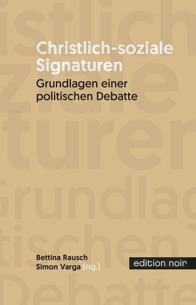 Produktbild: Christlich-soziale Signaturen