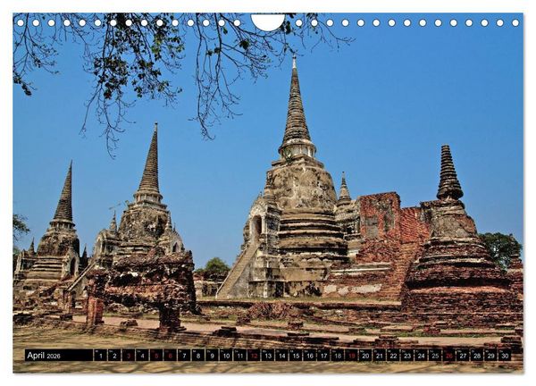 Produktbild: Ayutthaya - Thailands alte Hauptstadt (Wandkalender 2026 DIN A4 quer), CALVENDO Monatskalender