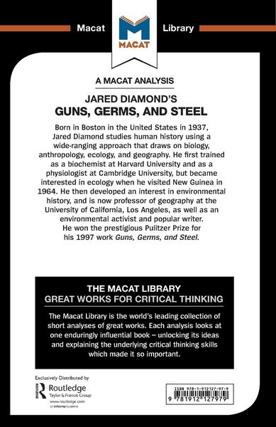 Produktbild: An Analysis of Jared Diamond's Guns, Germs & Steel