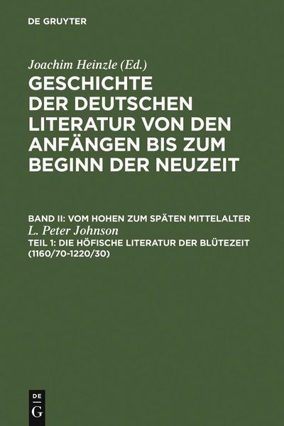 Produktbild: Die h&ouml;fische Literatur der Bl&uuml;tezeit