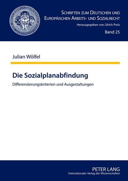 Produktbild: Die Sozialplanabfindung