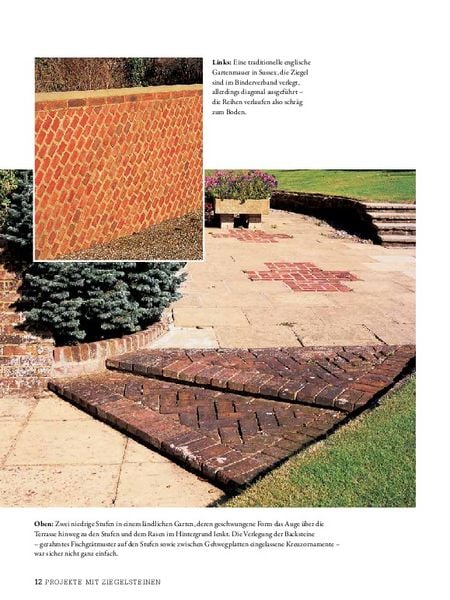 Produktbild: Projekte mit Ziegelsteinen: 16 tolle Ideen f&uuml;r Ihren Garten und Terrasse