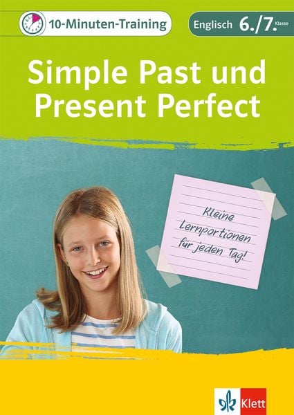 Produktbild: Klett 10-Minuten-Training Englisch Grammatik Simple Past und Present Perfect 6./7. Klasse