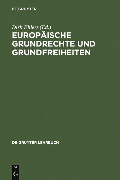 Produktbild: Europ&auml;ische Grundrechte und Grundfreiheiten
