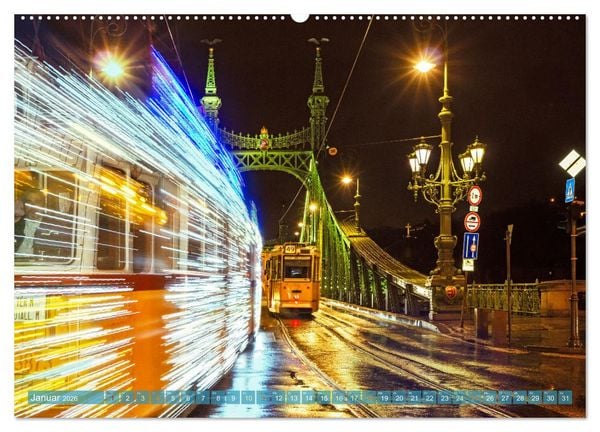 Produktbild: Romantisches Budapest - Ungarns sch&ouml;ne Hauptstadt an der Donau (Wandkalender 2026 DIN A2 quer), CALVENDO Monatskalender