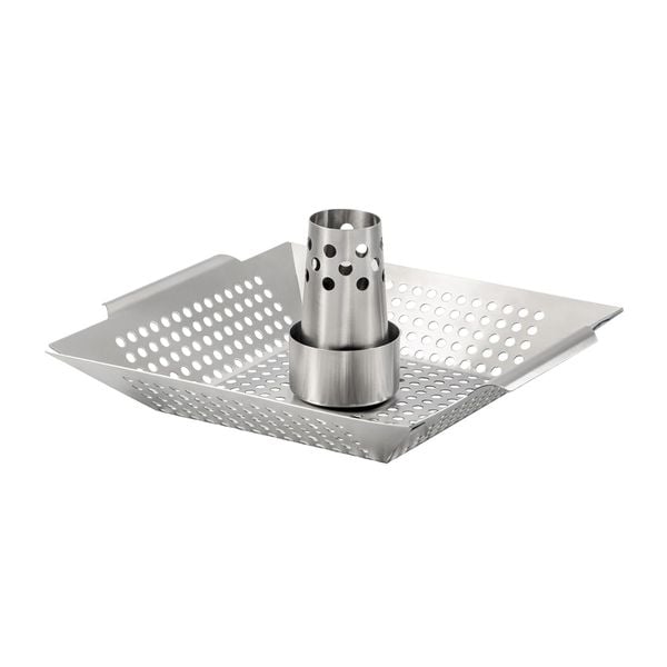 Michelino Hähnchenbräter Grillkorb Edelstahl