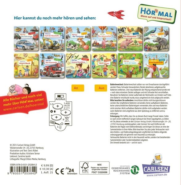 Produktbild: Hör mal (Soundbuch): Yoga für Kinder zum Spielen und Entspannen