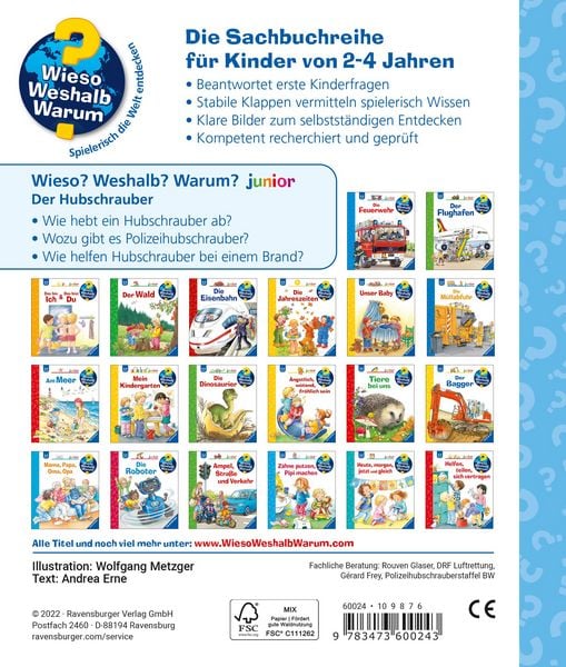 Produktbild: Wieso? Weshalb? Warum? junior, Band 26 - Der Hubschrauber