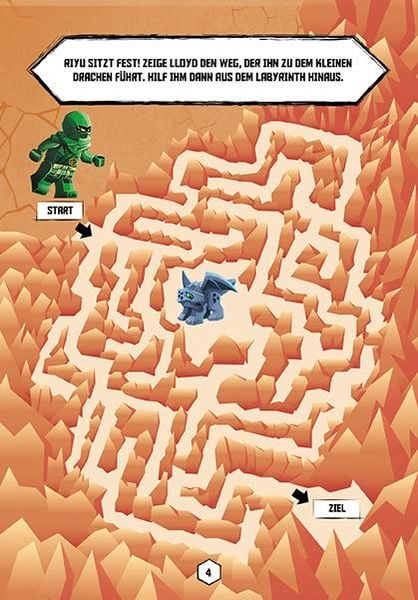 Produktbild: LEGO&reg; NINJAGO&reg; &ndash; R&auml;tselblock f&uuml;r Ninjafans