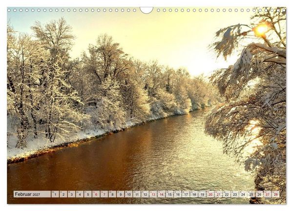 Produktbild: Lech und Wertach - Flusslandschaften im Alpenvorland (Wandkalender 2027 DIN A3 quer), CALVENDO Monatskalender