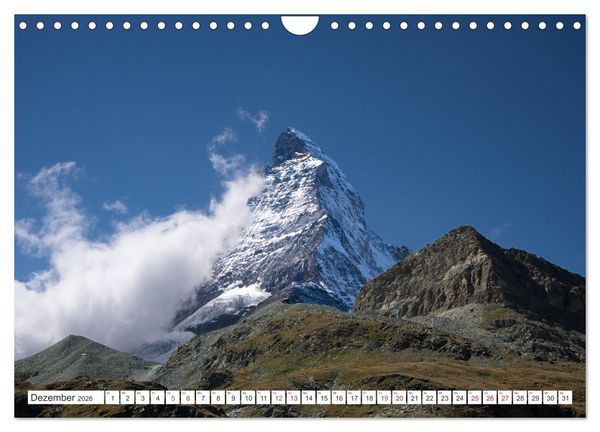 Produktbild: Matterhorn - Berg der Berge (Wandkalender 2026 DIN A4 quer), CALVENDO Monatskalender