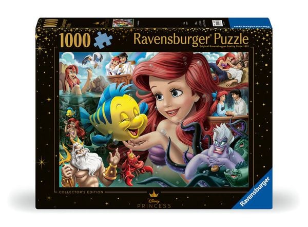 Erwachsenenpuzzle 1000 Teile - Disney Prinzessinnen - Arielle, die Meerjungfrau