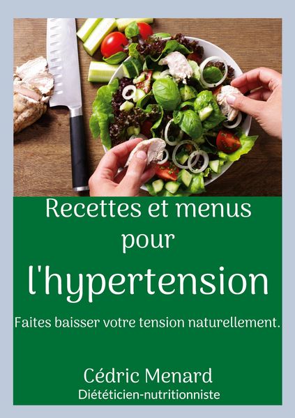 Produktbild: Recettes et menus pour l'hypertension.