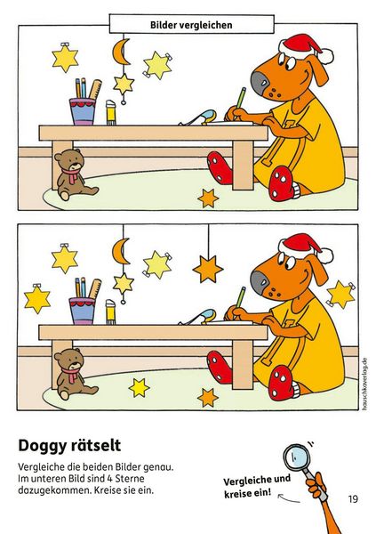Produktbild: Weihnachtsr&auml;tsel &ndash; Kunterbunter Kindergartenblock ab 3 Jahre