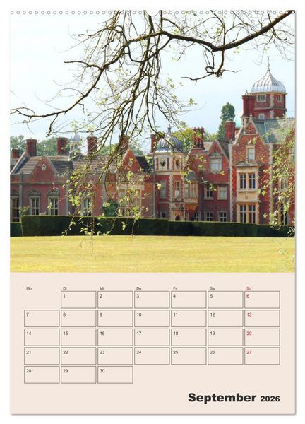 Produktbild: Lovely England Wundersch&ouml;ne Reiseeindr&uuml;cke (Wandkalender 2026 DIN A2 hoch), CALVENDO Monatskalender