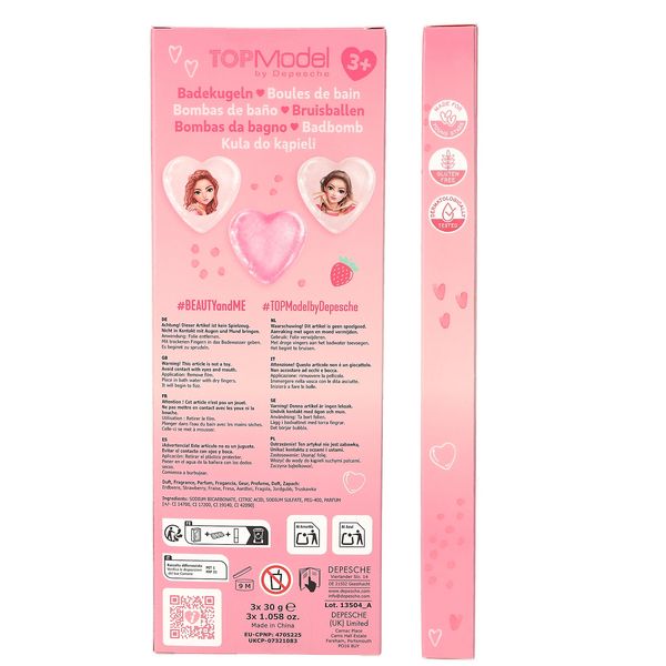 Produktbild: TOPModel bedruckte Badebombe BEAUTY and ME