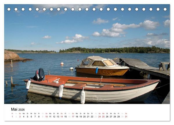 Produktbild: Wundervolles Schweden 2026 (Tischkalender 2026 DIN A5 quer), CALVENDO Monatskalender