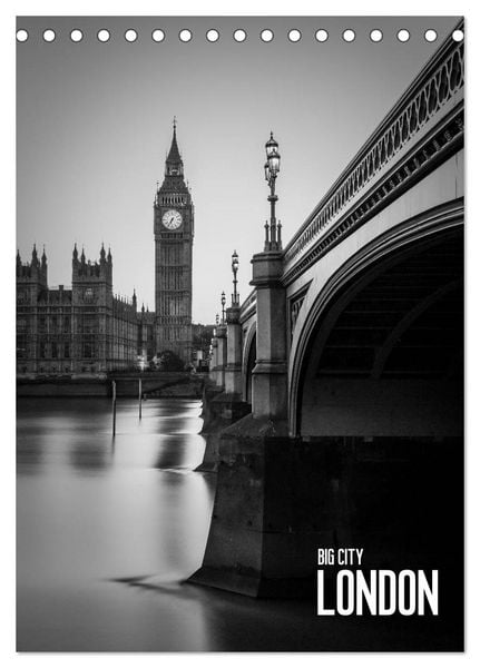 Big City London (Tischkalender 2026 DIN A5 hoch), CALVENDO Monatskalender