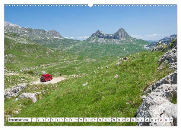Produktbild: Abenteuer Camping Balkan (Wandkalender 2026 DIN A2 quer), CALVENDO Monatskalender