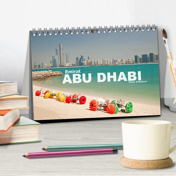 Produktbild: Emirat Abu Dhabi (Tischkalender 2026 DIN A5 quer), CALVENDO Monatskalender