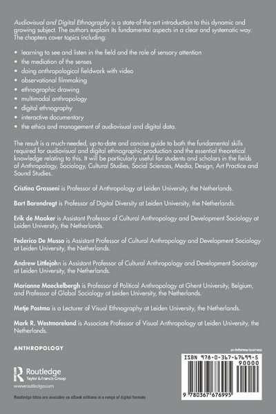 Produktbild: Audiovisual and Digital Ethnography