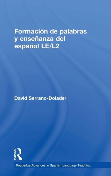 Produktbild: Formaci&oacute;n de palabras y ense&ntilde;anza del espa&ntilde;ol LE/L2