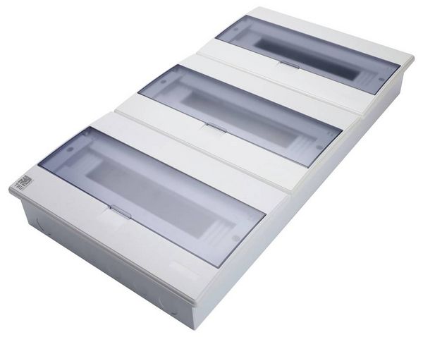 Produktbild: TRU COMPONENTS TC-GYB5-48 Installationsverteiler 366 x 690 x 95 ABS, PC, Stahl 1St.