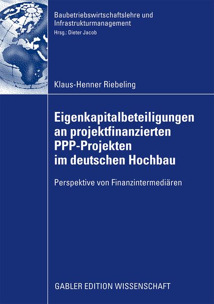 Produktbild: Eigenkapitalbeteiligungen an projektfinanzierten PPP-Projekten im deutschen Hochbau
