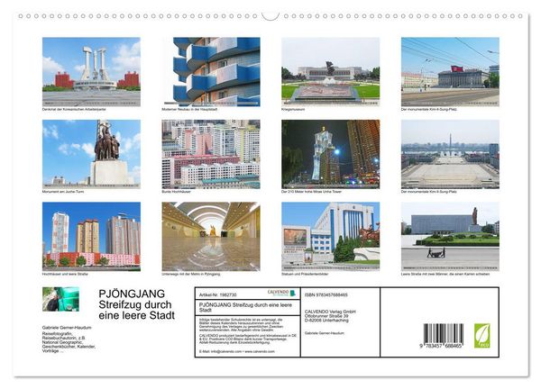 Produktbild: PJ&Ouml;NGJANG Streifzug durch eine leere Stadt (hochwertiger Premium Wandkalender 2026 DIN A2 quer), Kunstdruck in Hochglanz