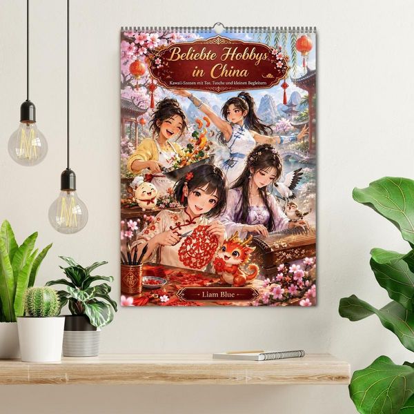Produktbild: Beliebte Hobbys in China (Wandkalender 2027 DIN A2 hoch), CALVENDO Monatskalender