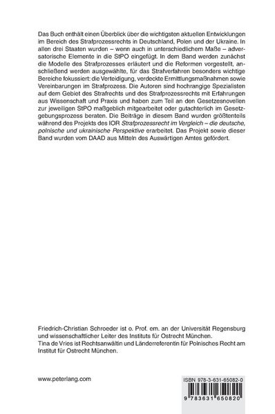 Produktbild: Neue Tendenzen im Strafprozessrecht &ndash; Deutschland, Polen und die Ukraine