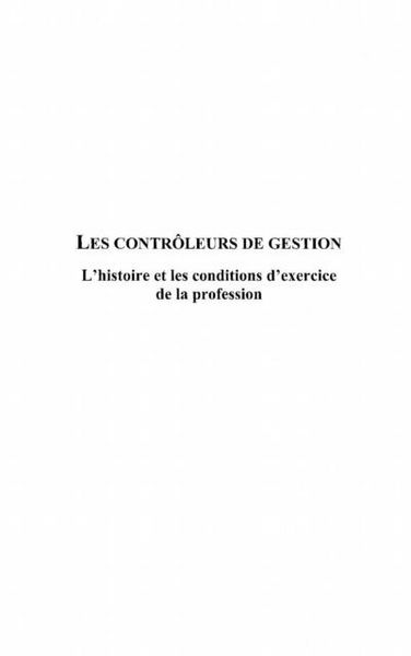 Produktbild: Controleurs de gestion