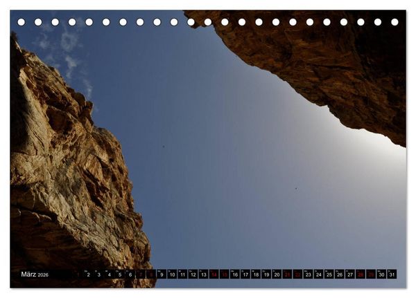 Produktbild: El Caminito del Rey (Tischkalender 2026 DIN A5 quer), CALVENDO Monatskalender