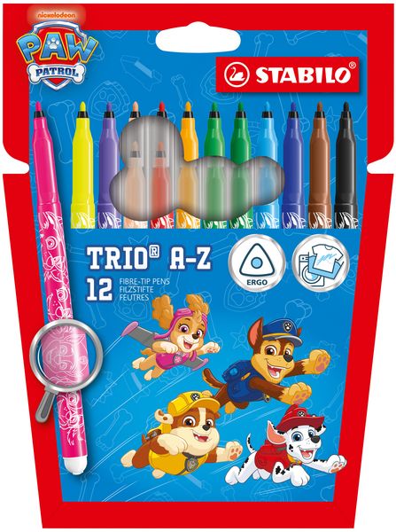 Produktbild: Fasermaler TrioA-Z PawPatr. 12