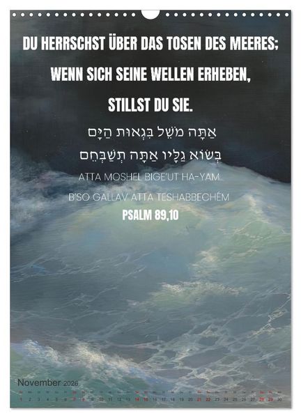 Produktbild: Weisheit, Licht und Leben &ndash; J&uuml;dische Inspiration durchs Jahr (Wandkalender 2026 DIN A3 hoch), CALVENDO Monatskalender