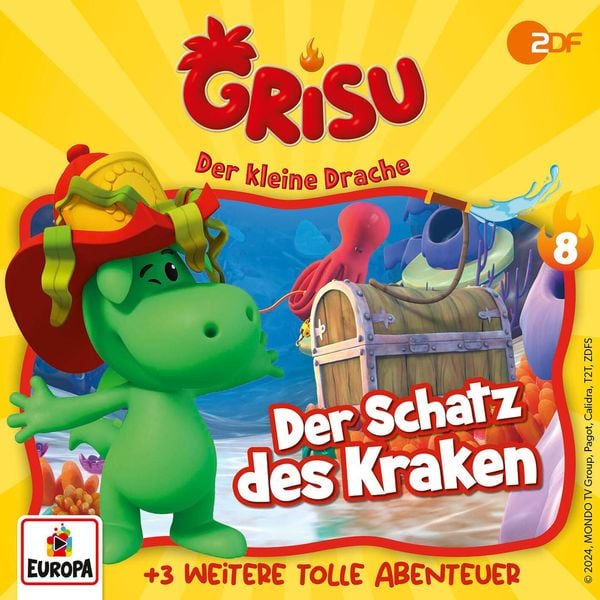 Folge 8: Der Schatz des Kraken - Marcus Giersch,Erik Stappenbeck, Audio, 4057664960146